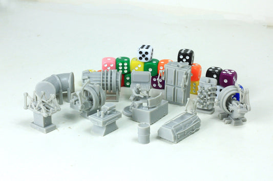 Human Research Laboratory Terrain Set -  Zona Alfa - Miniature Gaming Tabletop RPG - 28mm / 32mm Wargaming Minifigures