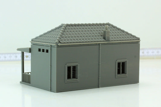 Italian House - With Veranda SS T1 - Historical Tabletop Wargaming Terrain - Miniature Gaming - 3D Printed