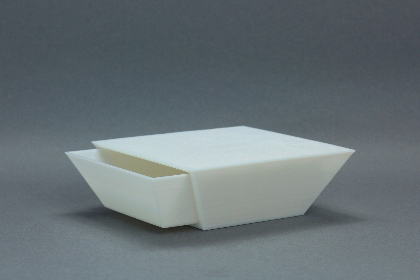 Inverted Pyramid Coffee Table: Modern Dollhouse Miniature Furniture