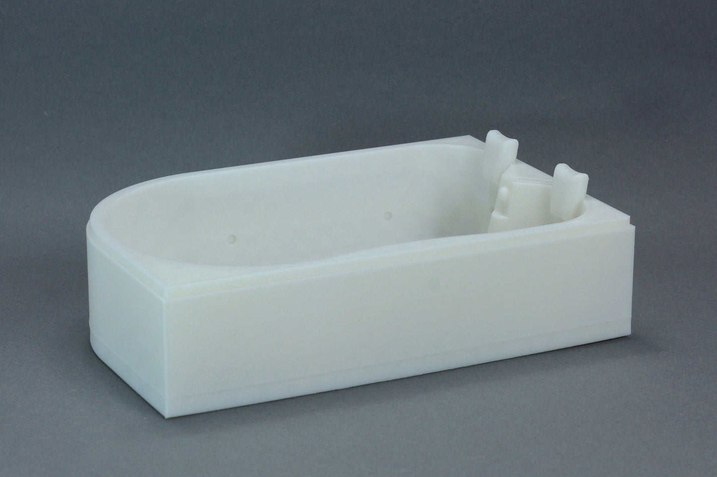 Whirlpool Bathtub | 1:12, 18 & 24 Scale Dollhouse Bathroom Furniture | 3D Printed Miniature