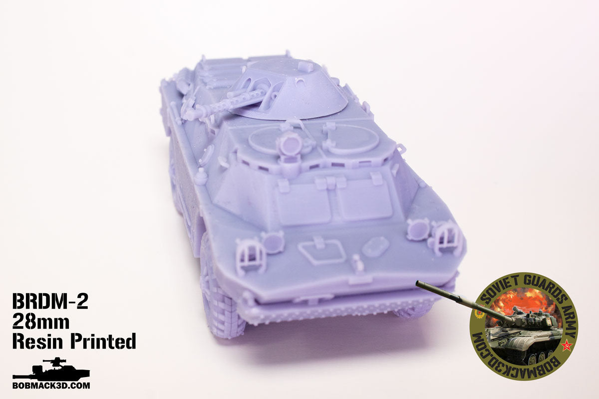 BRDM-2 amphibious armored scout car | 28mm / 20mm / 15mm Wargaming Vehicle Compatible with Team Yankee