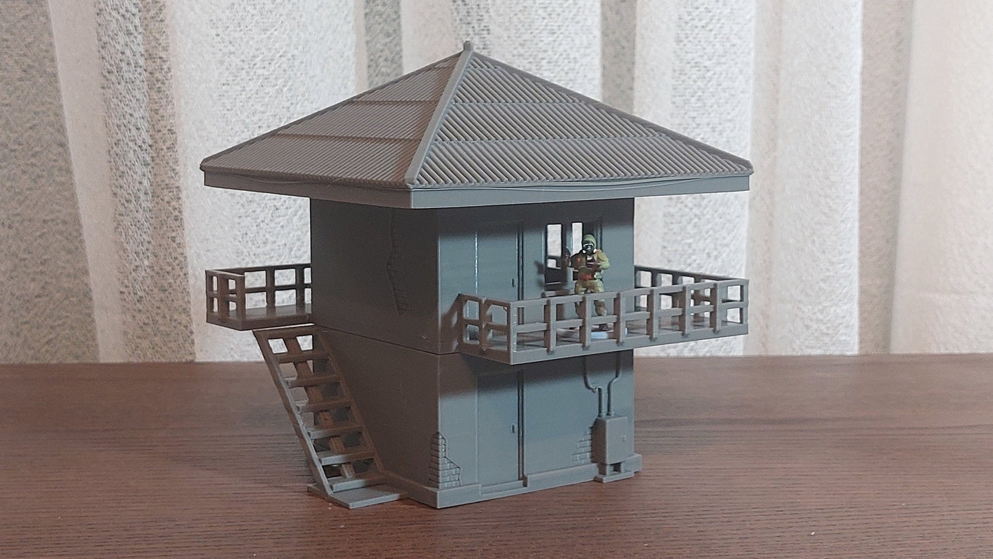East European Military Outpost - Miniature Wargaming Terrain - Zona Alfa - Team Yankee - 3D Print