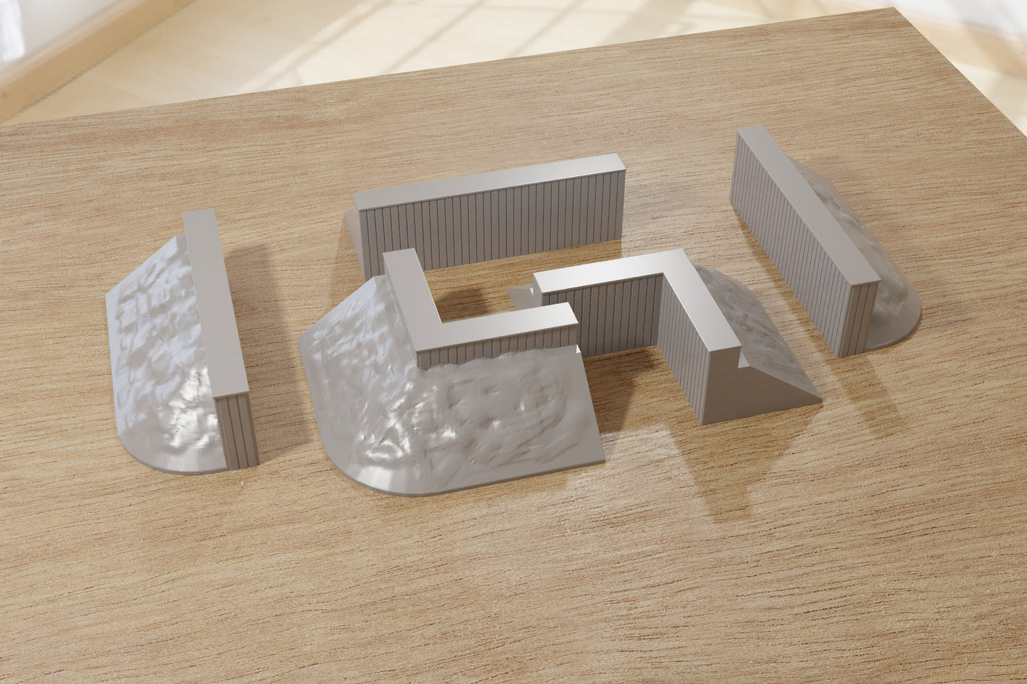 WW2 Airfield Set - 3D Printed Miniature Wargaming Terrain - Awesome for Tabletop Games like Bolt Action or Flames or War