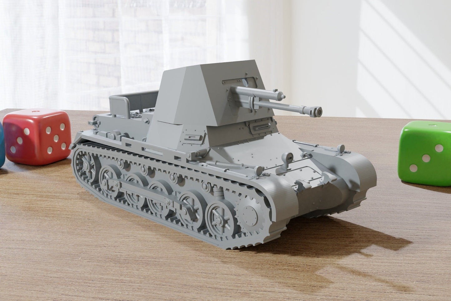 Panzerjäger I - WW2 German Tank - 3D Resin Printed 28mm / 20mm / 15mm Miniature Tabletop Wargaming Vehicle