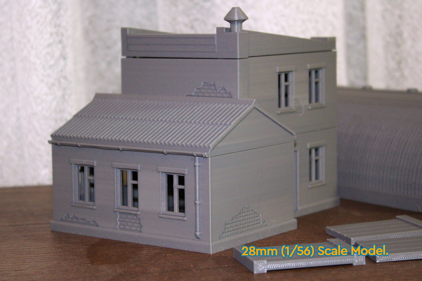 East European Military Outpost - Miniature Wargaming Terrain - Zona Alfa - Team Yankee - 3D Print