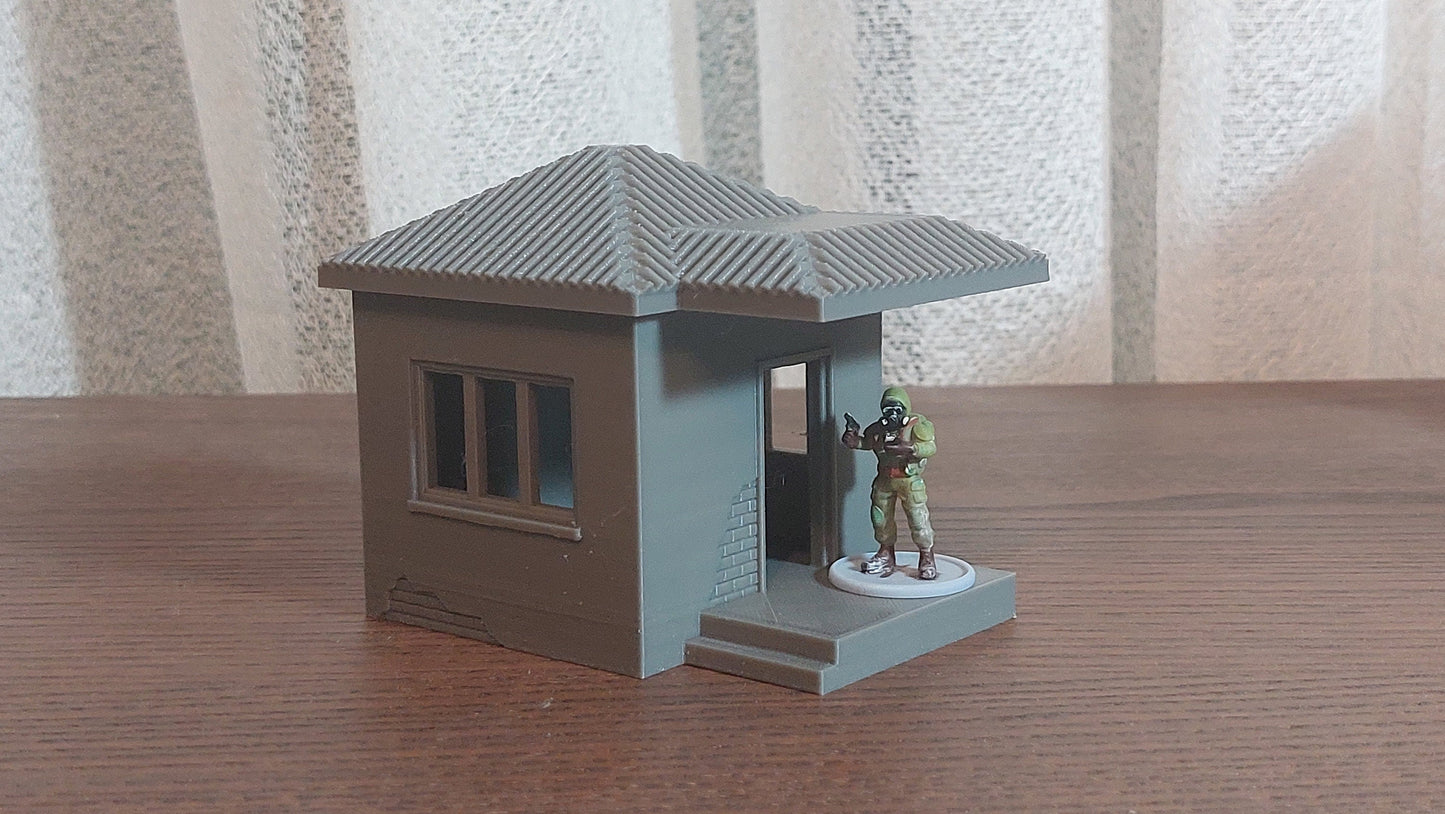 Guard Hut - Miniature Wargaming Terrain - Zona Alfa - Team Yankee - 3D Print