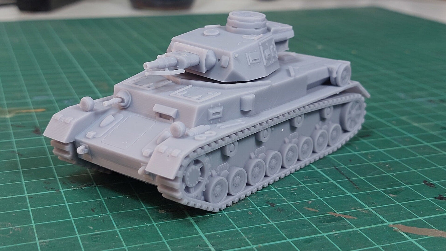 PZ.KPFW. IV F1 - WW2 German Tank - 3D Resin Printed 28mm / 20mm / 15mm Miniature Tabletop Wargaming Vehicle
