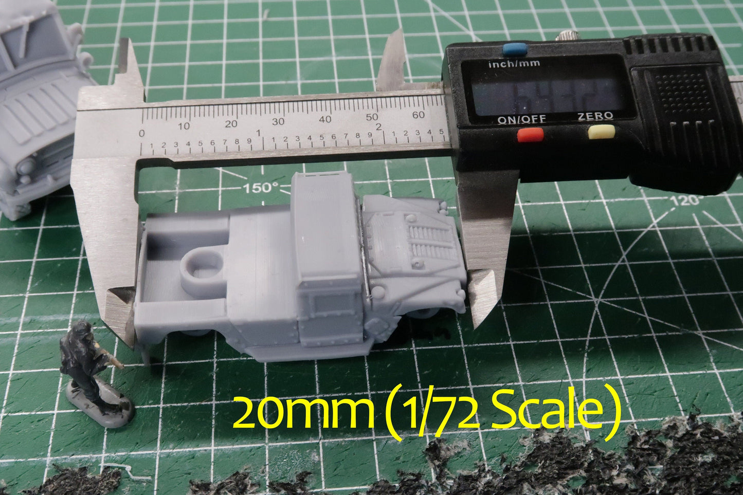 Armed Humvee (Hummer) - Miniature Gaming Tabletop RPG  - 28mm Vehicle