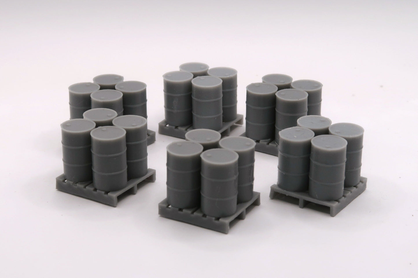 Barrels on Pallet - 28mm 3D Print Miniature Scatter Terrain for Tabletop Wargaming