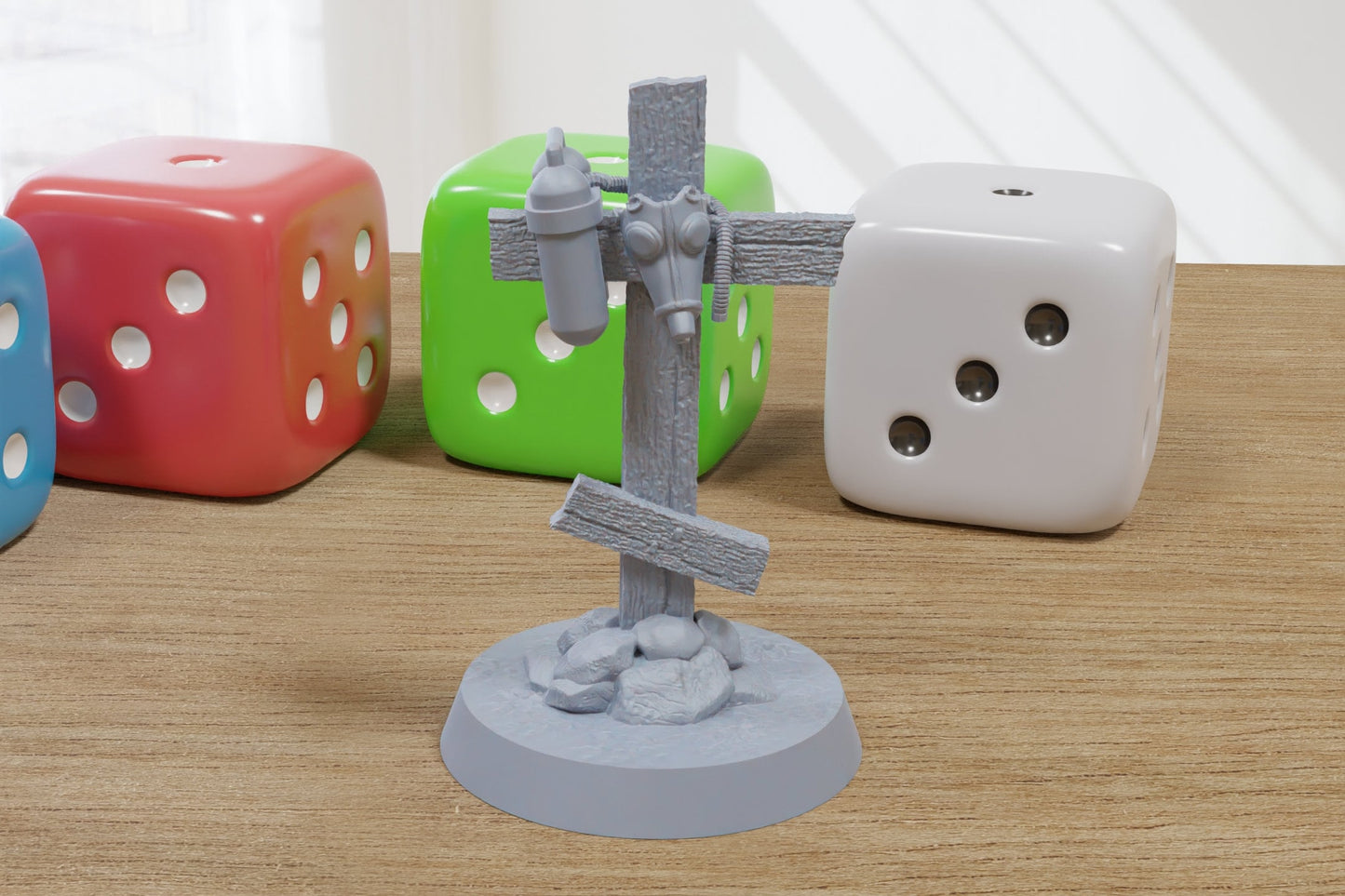 Stalker Graves - 3D Printed Terrain Tokens - Post Apocalyptic Miniature for Zona Alfa - Fallout Wasteland