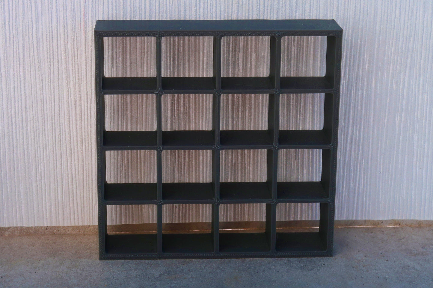 Four by Four Cubic Bookshelves - 3D Printed 1:12 Scale Miniature Dollhouse Furniture