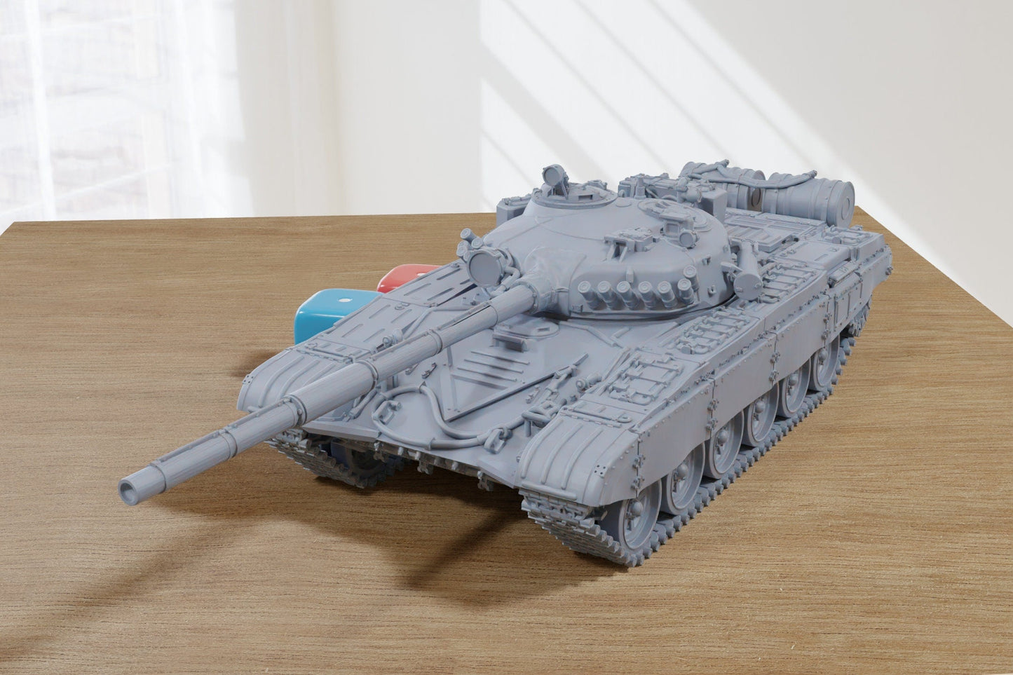 T-72A Soviet Main Battle Tank - 3D Resin Printed 28mm / 20mm / 15mm Miniature Tabletop Wargaming Combat Vehicle
