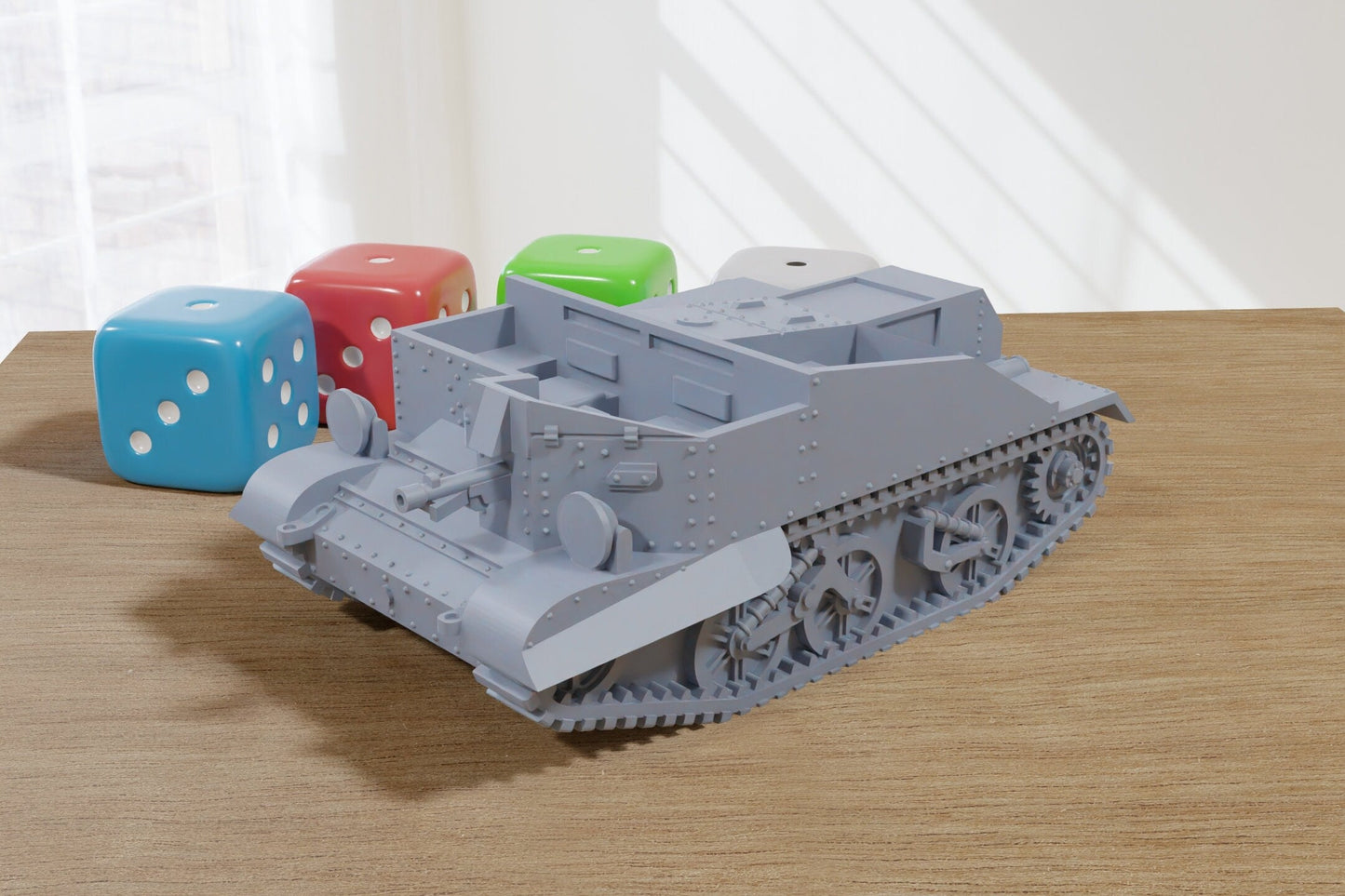 Bren Gun Carrier WW2 British 3D Resin Printed 28mm / 20mm / 15mm Miniature Tabletop Wargaming Vehicle