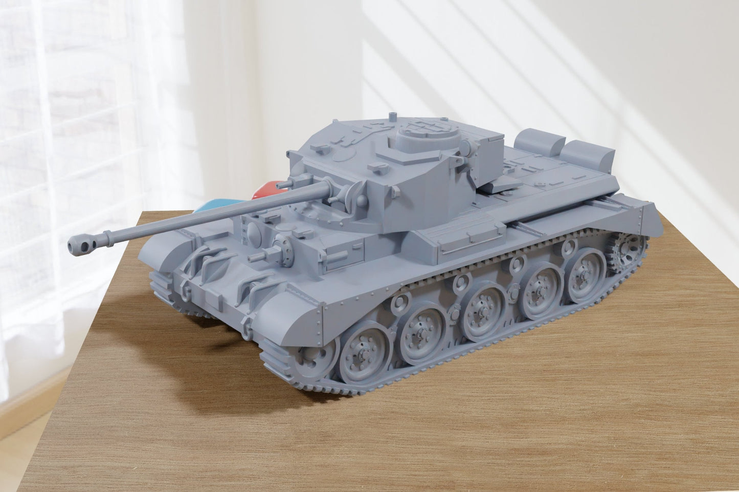 A34 Comet WW2 British Tank 3D Resin Printed 28mm / 20mm / 15mm Miniature Tabletop Wargaming Vehicle