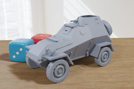 BA-64B Soviet armoured scout car - 3D Resin Printed 28mm / 20mm / 15mm Miniature Tabletop Wargaming Vehicle