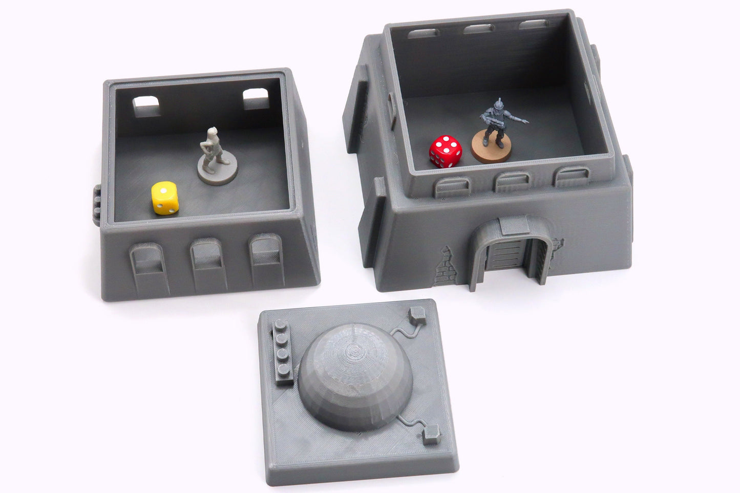 Double Storey Taper House - Desert Village - 3D Printed - Galactic Miniature Games Legion Compatible Terrain 35mm, 28mm, 15mm