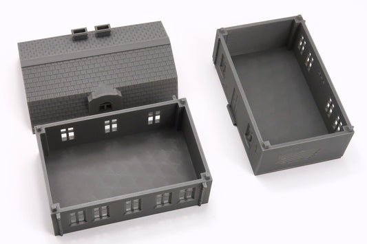 Polish Village House DS-T2 - Tabletop Wargaming WW2 Terrain | Miniature 3D Printed Model | Flames of War - Zona Alfa