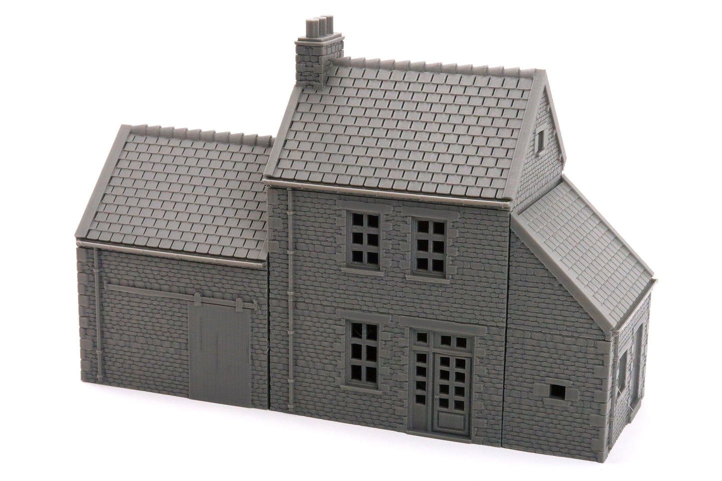 Normandy French Farmhouse - Tabletop Wargaming WW2 Terrain | Proxy 3D Printed Miniature for Bolt Action - Chain of Command - Flames of War