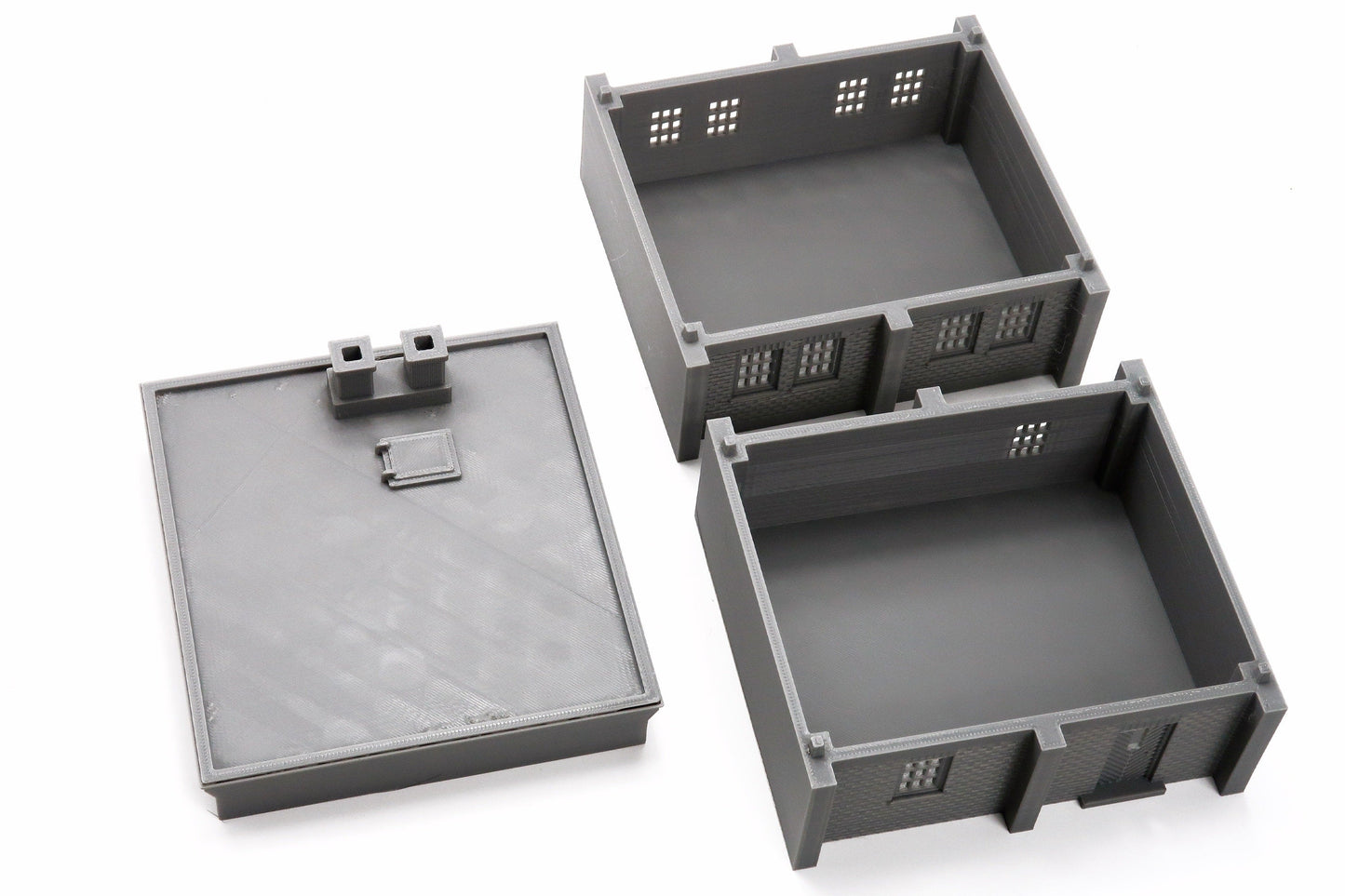 Modular Factory - Tabletop Wargaming WW2 Terrain | Miniature 3D Printed Model | Flames of War - Chain of Command