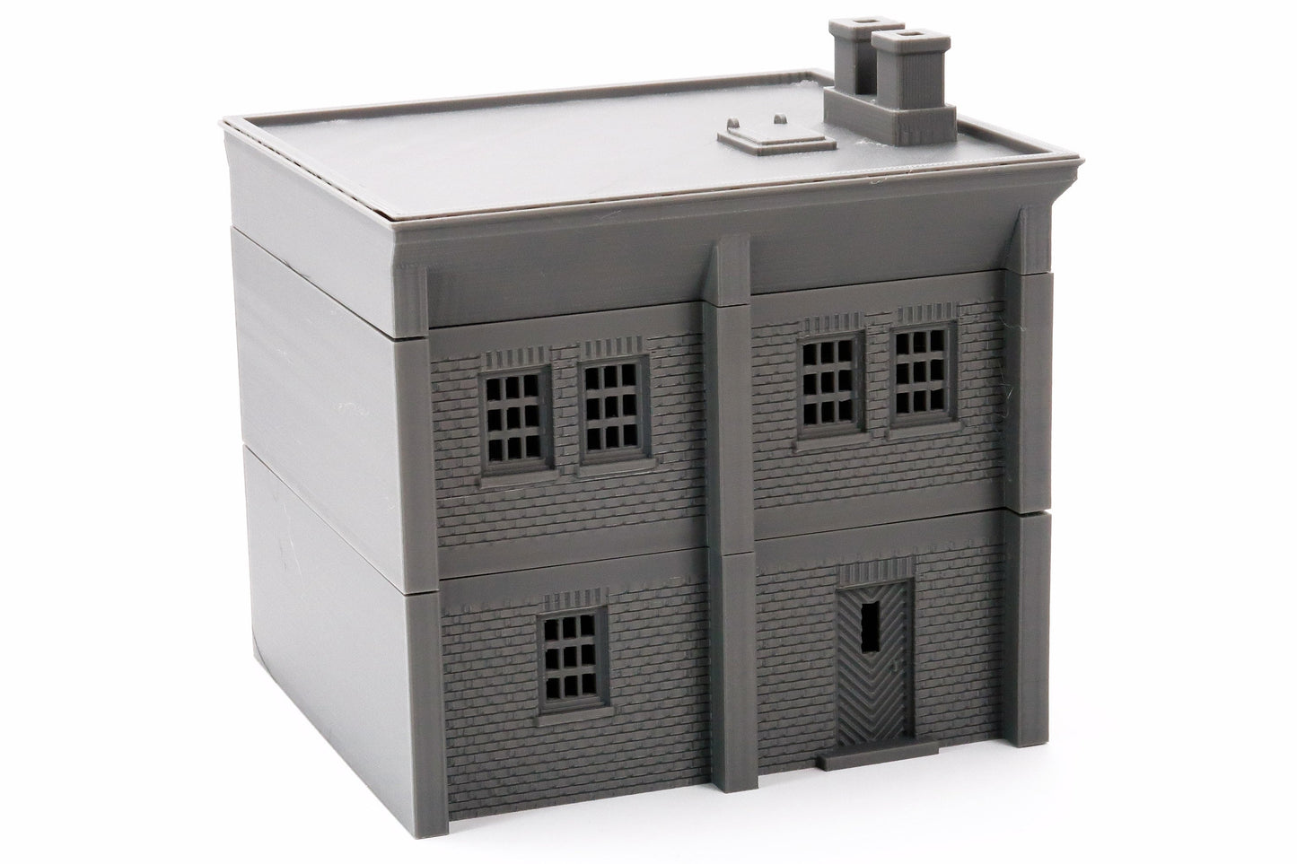 Modular Factory - Tabletop Wargaming WW2 Terrain | Miniature 3D Printed Model | Flames of War - Chain of Command