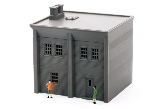 Modular Factory - Tabletop Wargaming WW2 Terrain | Miniature 3D Printed Model | Flames of War - Chain of Command