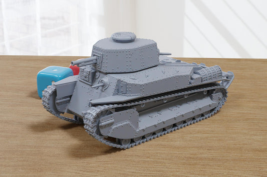 Type 89 I-Go Type B Medium Tank  - 3D Printed Miniature Wargaming Combat Vehicle - 28mm / 20mm / 15mm Scale