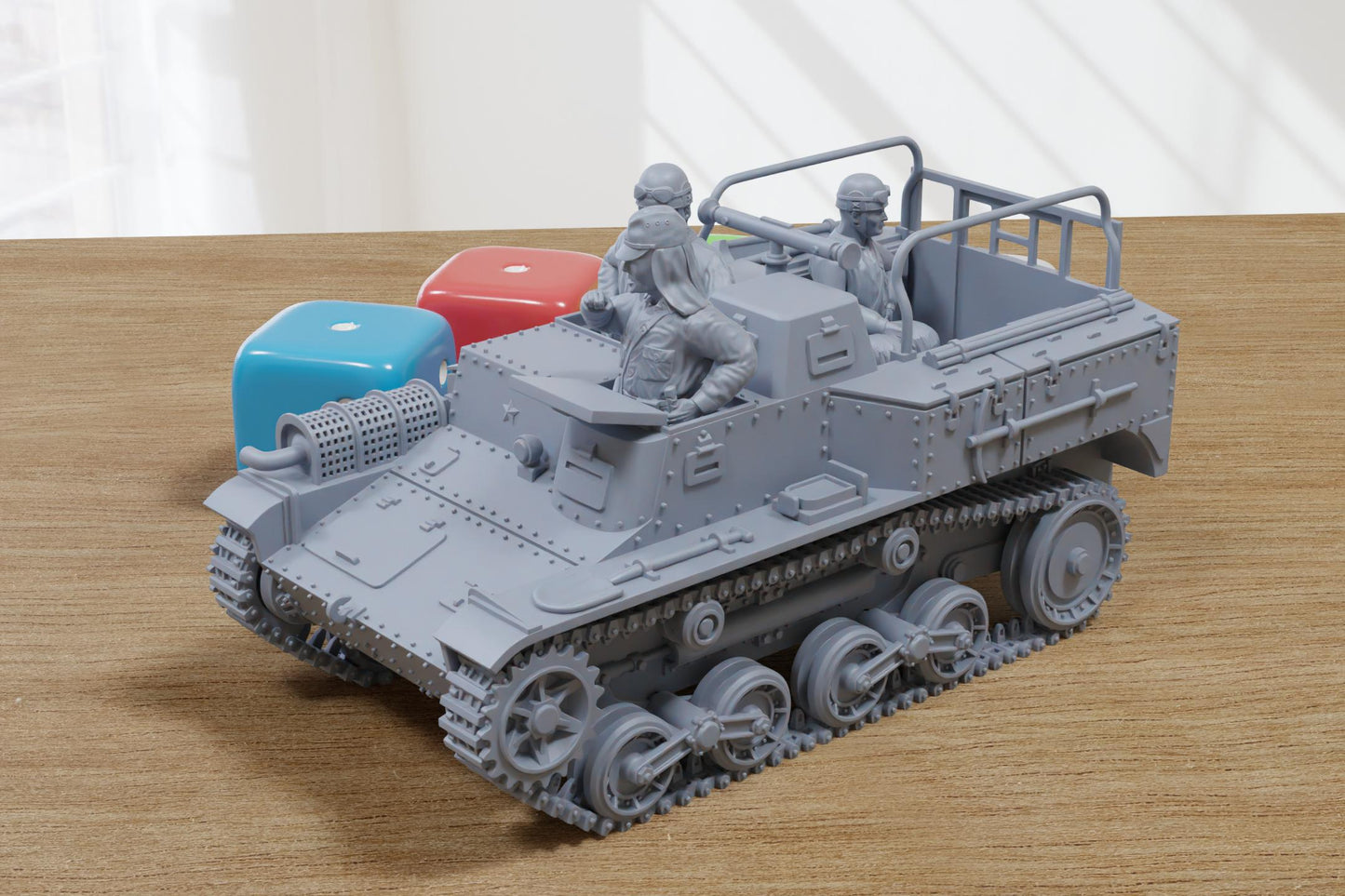 Type 100 Te-Re artillery observation tankette - 3D Printed Miniature Wargaming Combat Vehicle - 28mm / 20mm / 15mm Scale