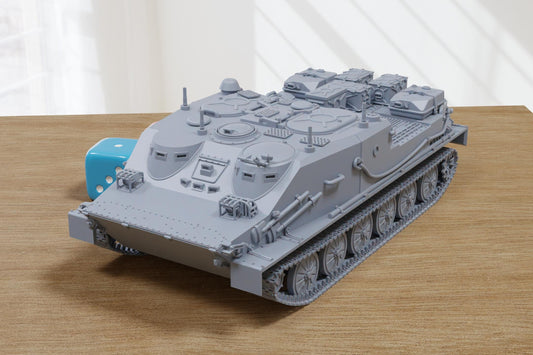 BTR-50PU Soviet APC - 3D Printed Miniature Tabletop Wargaming Combat Vehicle 28mm / 15mm  Scale