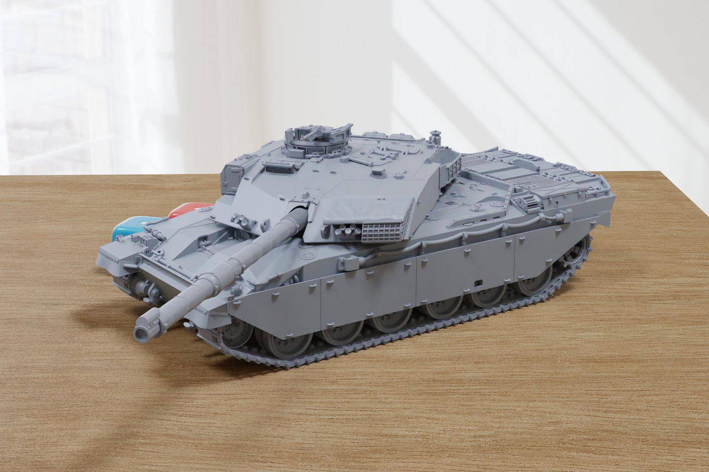 FV4030/4 Challenger I - British Army Main Battle Tank - 3D Printed Miniature Tabletop Wargaming Combat Vehicle 28mm / 15mm  Scale
