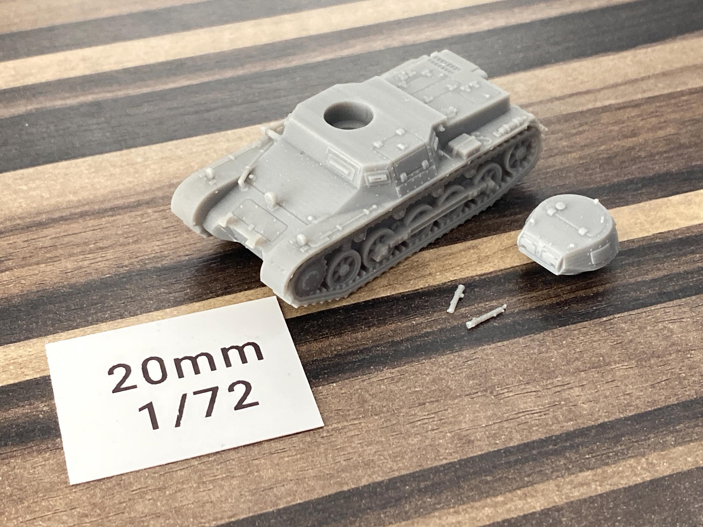 PZ.Kpfw I Ausf B - WW2 German Tank - 3D Resin Printed 28mm / 20mm / 15mm Miniature Tabletop Wargaming Vehicle