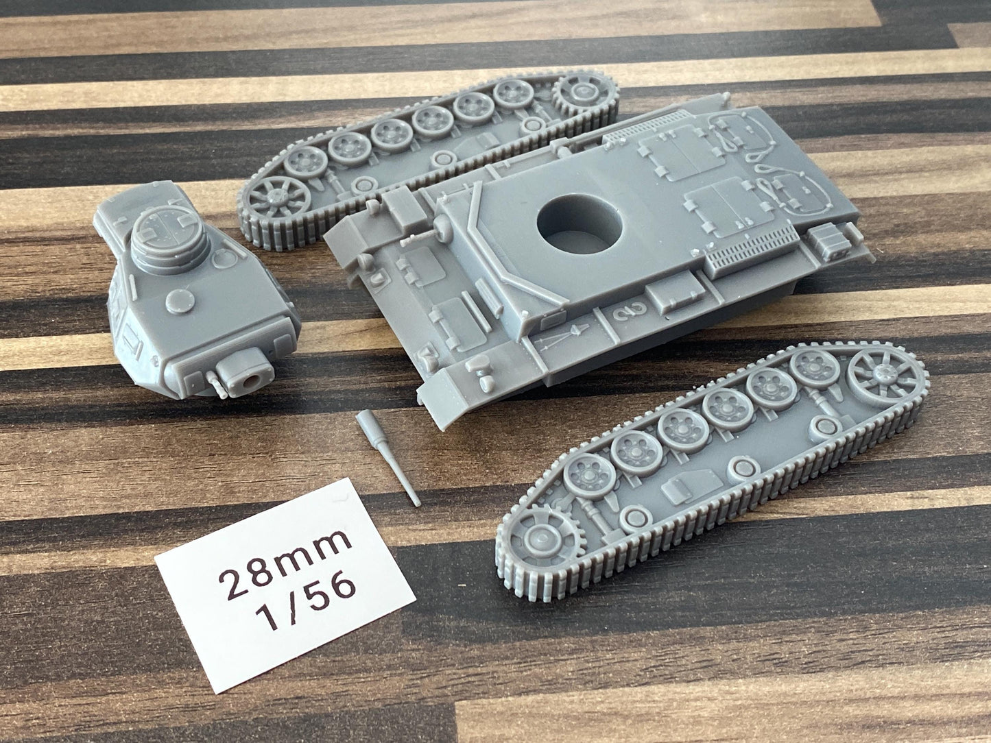 PZ.KPFW III Ausf-J - WW2 German Tank - 3D Resin Printed 28mm / 20mm / 15mm Miniature Tabletop Wargaming Combat Vehicle