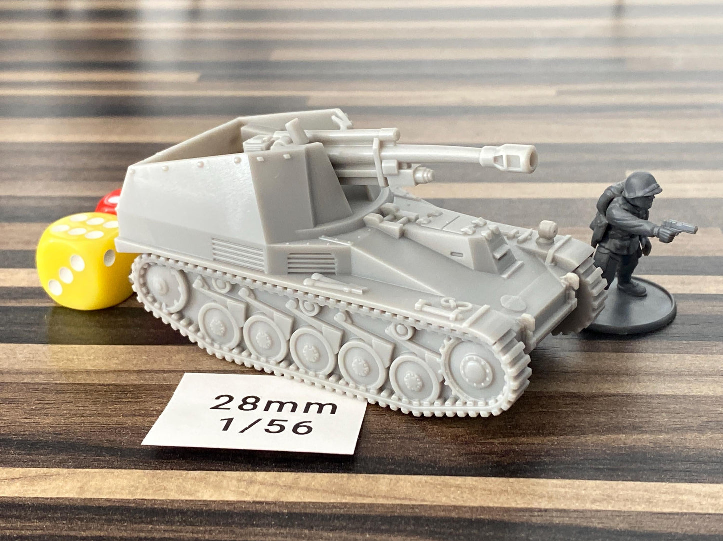 Sd.Kfz. 124 Wespe WW2 German Light field howitzer - 3D Resin Printed 28mm / 20mm / 15mm Miniature Tabletop Wargaming Vehicle