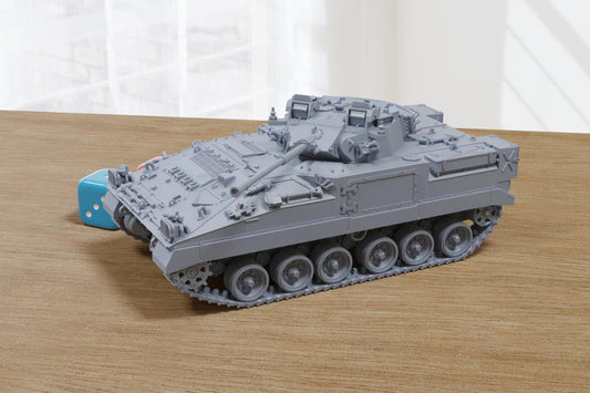 FV510 Warrior British Army IFV - 3D Printed Miniature Tabletop Wargaming Combat Vehicle 28mm / 15mm  Scale