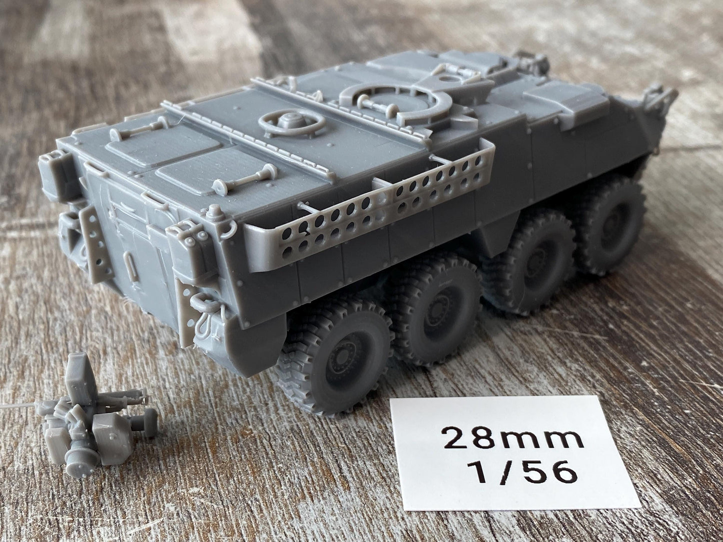 M1126 Stryker CROWS IPV - 3D Printed - 28mm Scale - Miniature Wargaming Vehicle - Tabletop Wargames