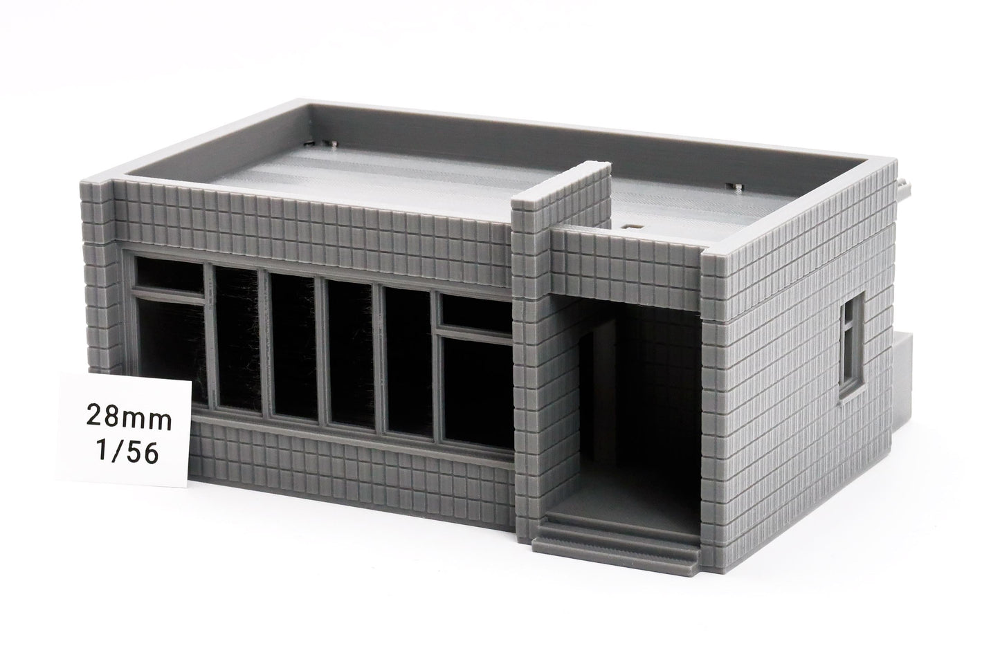 Soviet Small Pump Station Shop - Zona Alfa / Cold War in the East - 3D Printed Miniature Wargaming Terrain 28mm / 20mm / 15mm Scale