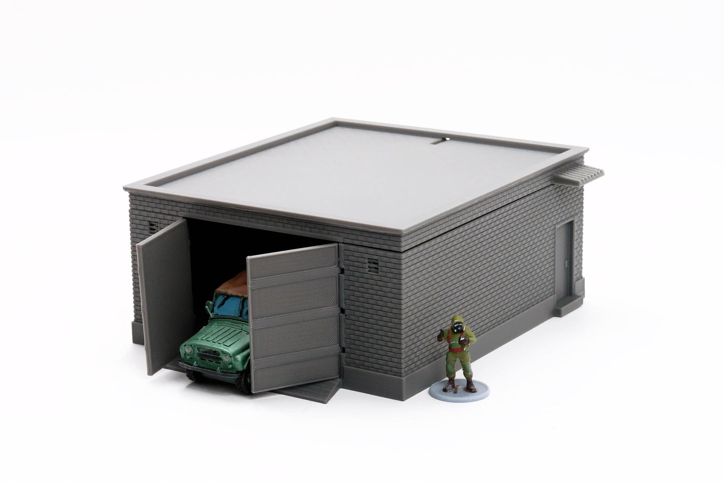 Soviet Workshop Garage- Zona Alfa / Cold War in the East - 3D Printed Miniature Wargaming Terrain 28mm / 20mm / 15mm Scale