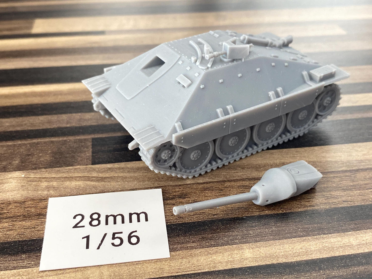 Hetzer - WW2 German Tank - 3D Resin Printed 28mm / 20mm / 15mm Miniature Tabletop Wargaming Vehicle