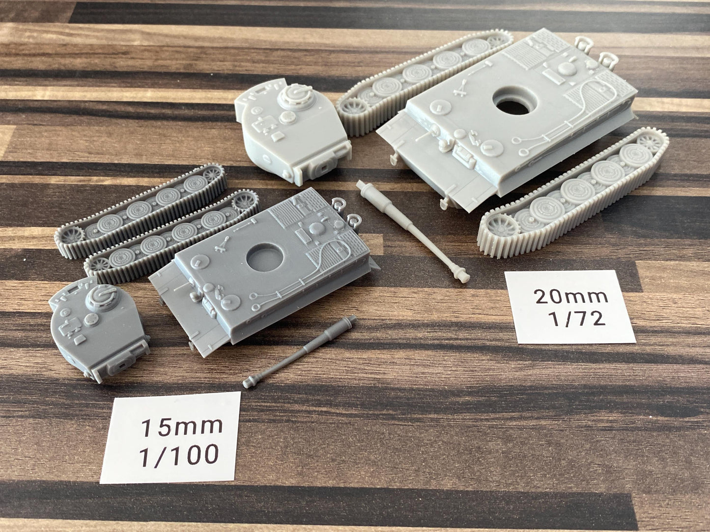 Pz.Kpfw TIGER I ausf E - WW2 German Tank - 3D Resin Printed 28mm / 20mm / 15mm Miniature Tabletop Wargaming Vehicle