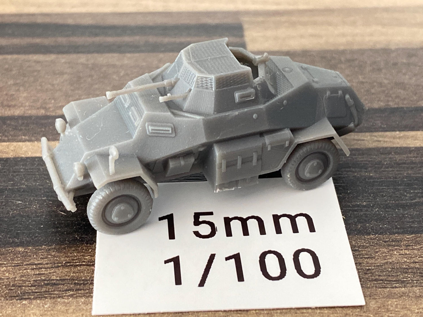 SD KFZ 222 German WW2 Light reconnaissance vehicle  - 3D Resin Printed 28mm / 20mm / 15mm Miniature Tabletop Wargaming Vehicle