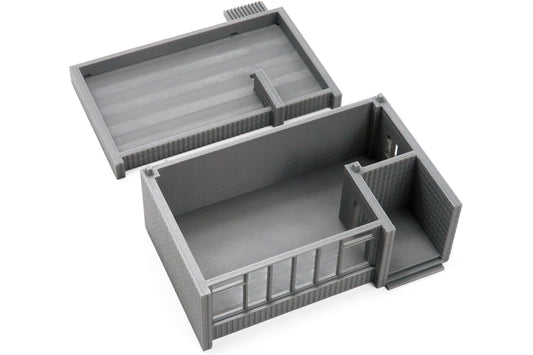 Soviet Small Pump Station Shop - Zona Alfa / Cold War in the East - 3D Printed Miniature Wargaming Terrain 28mm / 20mm / 15mm Scale