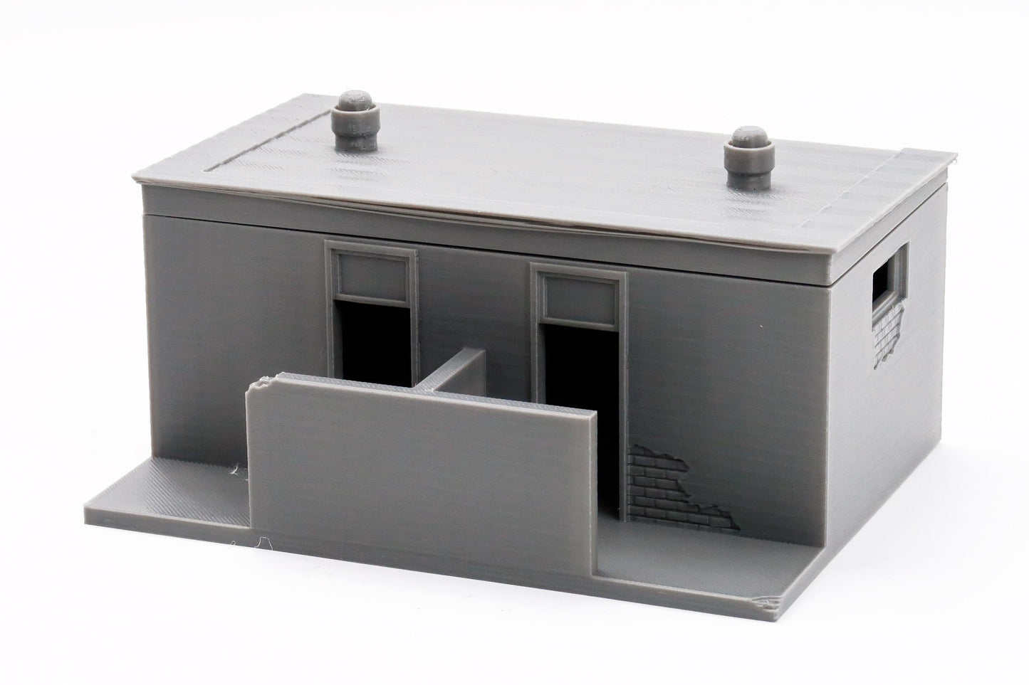 Soviet Public Toilets- Zona Alfa / Cold War in the East - 3D Printed Miniature Wargaming Terrain 28mm / 20mm / 15mm Scale