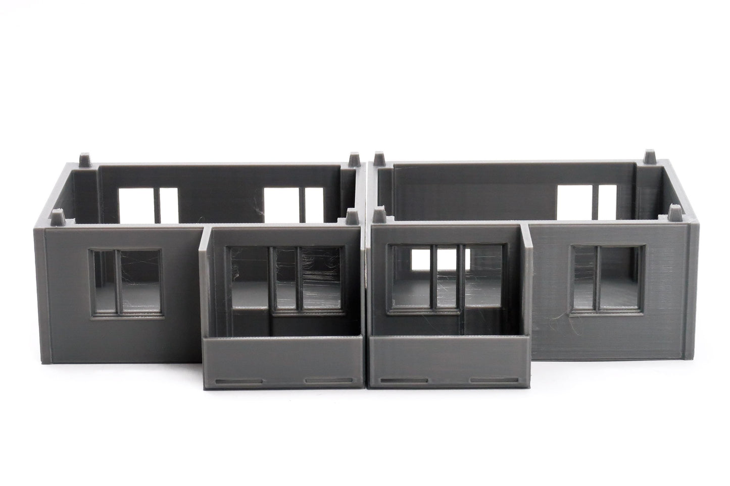 Soviet Apartments Block Type 2 - Zona Alfa / Cold War in the East - 3D Printed Miniature Wargaming Terrain 28mm / 20mm / 15mm Scale