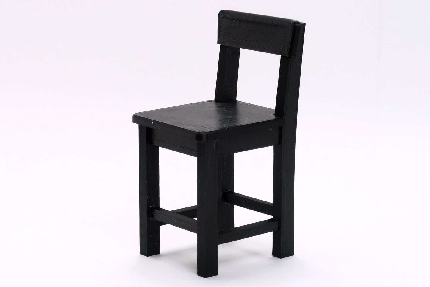 1:6 Scale Dollhouse Chair – 3D Printed Furniture for Barbie & Play Dolls