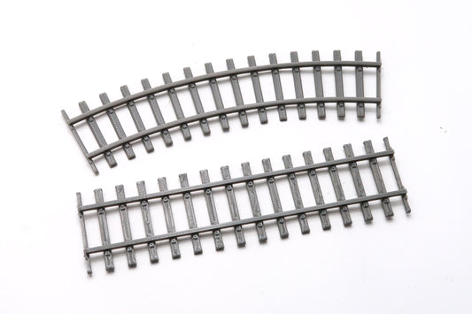 3D Printed 28mm Train Tracks for Wargaming – Curved or Straight Set of 6 | Miniature Terrain