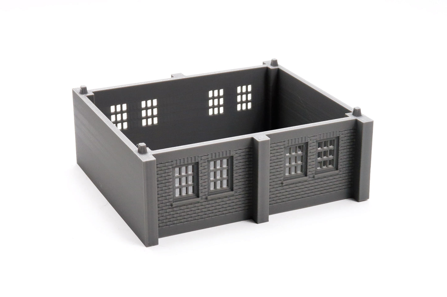 Modular Factory - Tabletop Wargaming WW2 Terrain | Miniature 3D Printed Model | Flames of War - Chain of Command