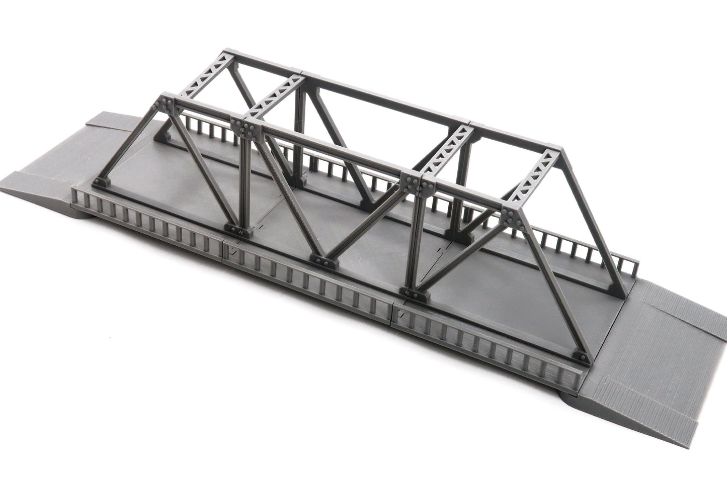 Pratt Truss Bridge - 3D Printed Miniature Wargaming Terrain 28mm / 20mm / 15mm Scale