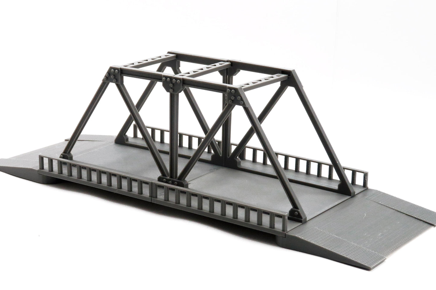 Pratt Truss Bridge - 3D Printed Miniature Wargaming Terrain 28mm / 20mm / 15mm Scale