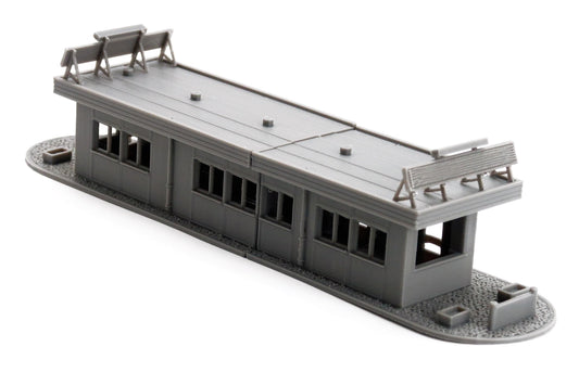 Checkpoint Charlie Berlin 1989 - 3D Printed Miniature Cold War Era Wargaming Terrain 28mm / 20mm / 15mm Scale