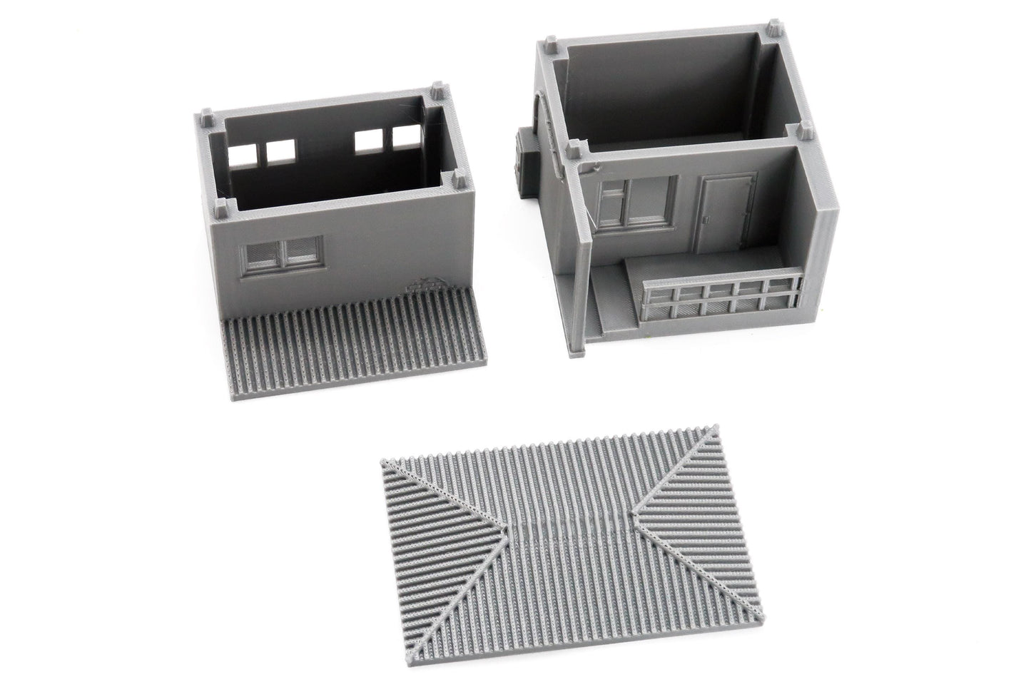 Zona Alfa Small Guard House / Cold War in the East - 3D Printed Miniature Wargaming Terrain 28mm / 20mm / 15mm Scale