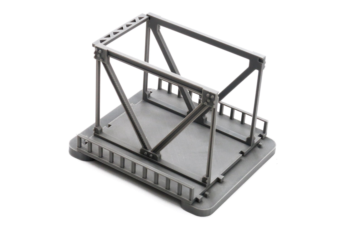 Pratt Truss Bridge - 3D Printed Miniature Wargaming Terrain 28mm / 20mm / 15mm Scale